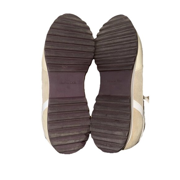 Massimo Dutti Men's White Tan Sneakers Trainers Size 42 or 9 - Picture 5 of 6